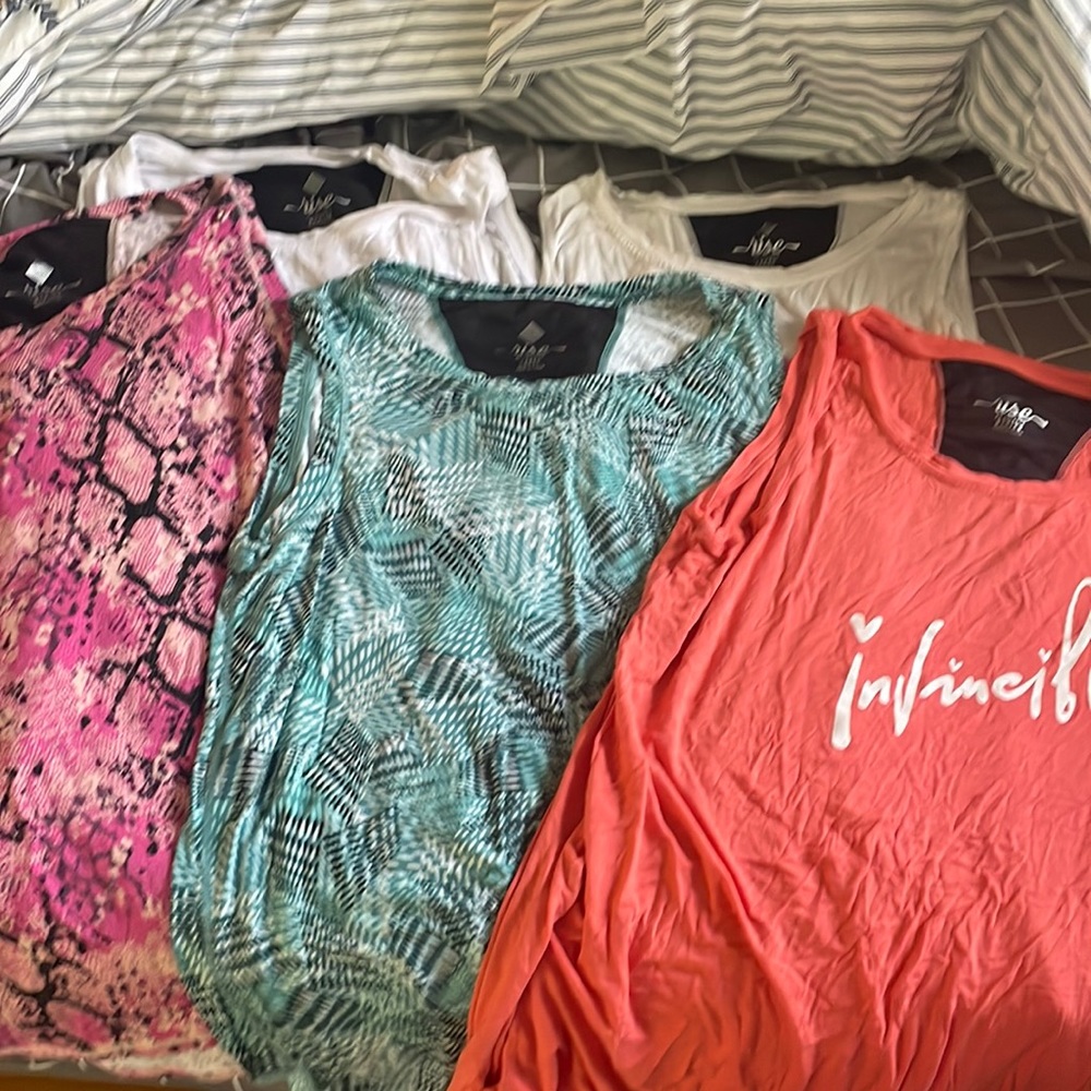 Lularoe | Rise Collection "Strong Workout Tanks" - 5 pack Sizes M/L EUC/GUC!